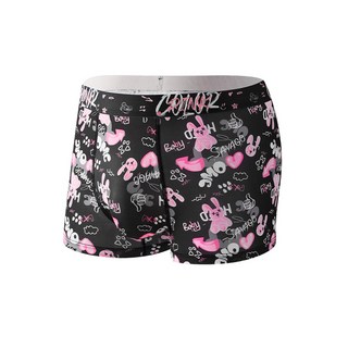 OniWear 新款撞色真冰絲四角褲 多巴胺配色薄款平口舒適透氣男內褲