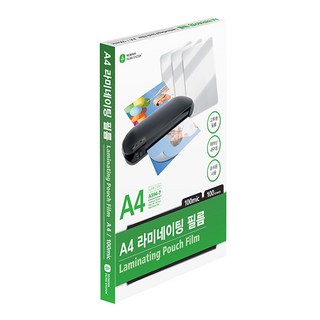 인터탑 문화산업 A594-7 라미네이팅필름(A4) 투명 코팅필름 2팩 무료 당일발송, A4(100매입 2팩)