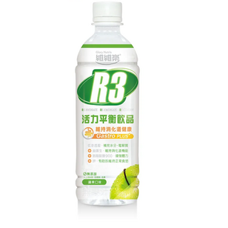 維維樂 R3 活力平衡飲品Plus電解水 奇異果草莓口味, 1個, 蘋果口味Plus 500ml