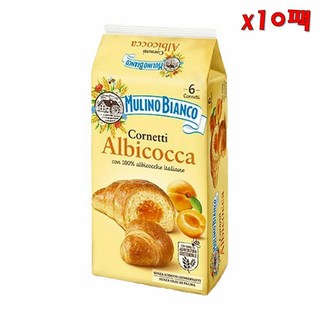 이탈리아직구 Mulino Bianco 물리노비앙코 Cornetti Albicocca 300 g 10팩, 300g, 10개