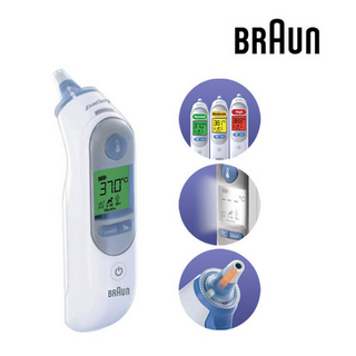[공식판매점] 브라운 IRT6520 귀적외선체온계 써모스캔7 국내AS가능, 1개