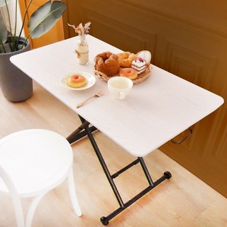 Tasteful 升降桌 白色木紋 台灣製 工作桌 尺寸 W100 x D55 x H11.5~70cm 簡約設計