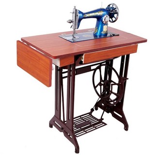 옛날 책상재봉틀 수동 구식 봉제 재봉기 페달 미싱기