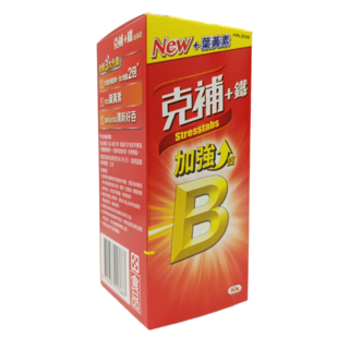 克補+鐵 加強錠, 1罐, 60顆