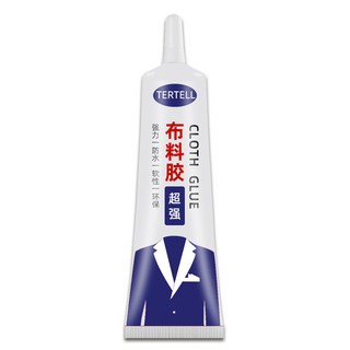 TERTELL 布料專用膠 30ml 布藝軟膠 防水 黏布料 衣服膠水, 1個