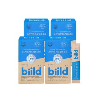 [홈쇼핑] [당일출고] 빌드 biild 프리미엄 테프 발효 효소, 30회분, 4박스