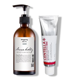 안나홀츠 여성 여자 미백 스킨 300ml 세븐틱 붉은피부 크림 50g 2종 세트 화이트닝 민감성 진정 화장품, 1개