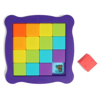 브라이트킨즈 강아지 노즈워크 장난감 컬러팝 픽셀퍼즐(16칸) LER9434, 1개, 혼합