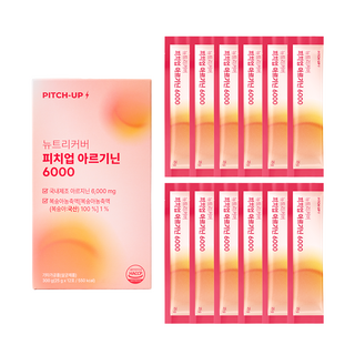 피치업 국내산 L아르기닌 6000 프리미엄 단백질 에너지 젤리 스틱, 1박스, 300g