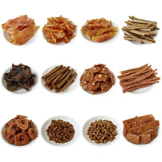 多口味狗狗零食綜合包，天然健康多種口感，寵物訓練獎勵最佳選擇, 80g, 1個, 11.鮮烘骰子牛