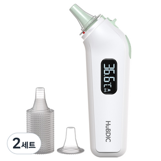휴비딕 귀 적외선 체온계 + 필터 20p 세트, 2세트