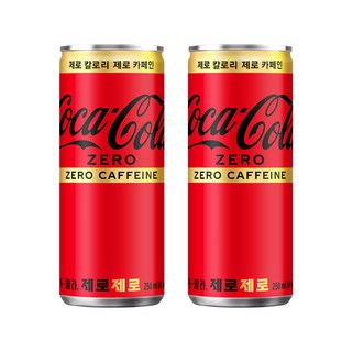 코카콜라 제로 제로 250ml 30캔, 30개