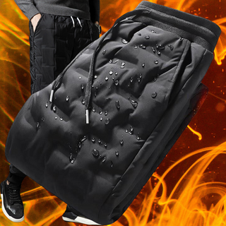 스파코라 겨울 방한바지 기모 누빔 패딩 방수 방한 솜바지