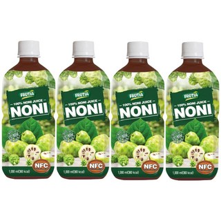 프루티아 NFC 착즙 노니주스 원액 100%, 4개, 1L