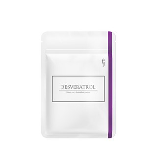 【FJ豐傑生醫】白藜蘆醇 雙專利98%高純度 青春美麗 養顏美容 滋補調理, 1個, 30顆/袋