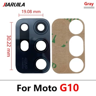 모토로라 모토 G10 G20 G30 G24 Power G100 G200 5G 용 접착 스티커가있는 새 후면 카메라 유리 렌즈 커버