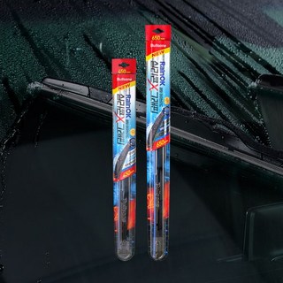 [불스원] 레인OK 메탈 하이브리드 실리콘x그래핀 발수코팅 와이퍼 운전석+조수석 SET, 650mm, 400mm