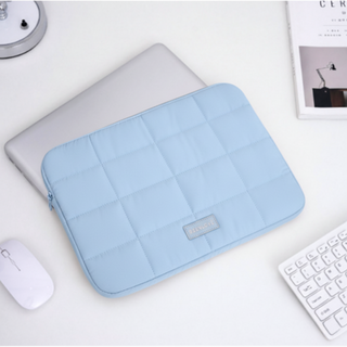 앤라인 융쿠션 13~16인치 방수 노트북 파우치, 스카이 블루