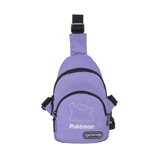 寶可夢 Pokemon 夜光百變怪單肩包 - 小旅遊外出包, 紫色