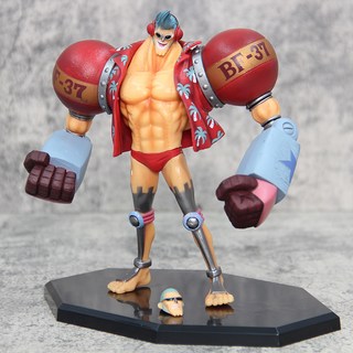 18cm Anime 원피스 그림 Gk Franky 액션 피규어 더블 헤드 교환 가능한 Pvc Collectible 장식품 장식 장난