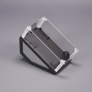 마우스 디스플레이 박스 방진 보관 테이블 장식품 3D 인쇄 투명 아크릴 게임용 PC 데스크탑 선물, 05 Black gray