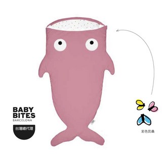 『BabyBites』西班牙鯊魚咬一口 兒童睡袋—莓果牛奶 午睡墊 / 防踢被, 輕量版
