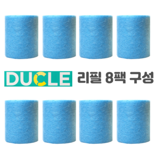더클 점착 청소포 리필 60M ROLL TYPE STICKY CLEANER, 8개
