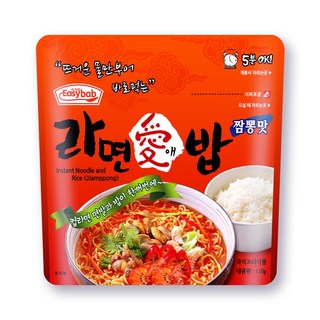 이지밥 라면애밥 짬뽕맛, 110g, 8개