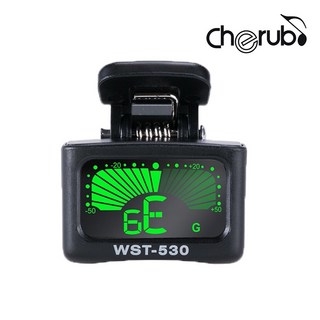 Cherub WST-530 夾式調音器，適用吉他、烏克麗麗，迷你調音器, 1個