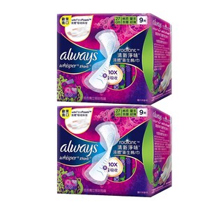 Always 好自在 液體衛生棉 27公分 9片, 2個, 日用