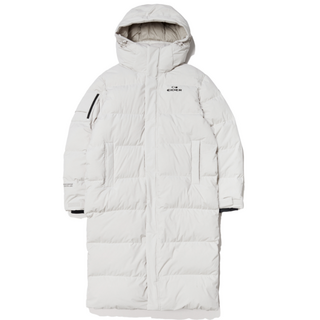 아이더 이월상품 공용 무릎아래기장 윈드스토퍼소재 구스다운충전재 방풍 투습 생활방수 등산 캐쥬얼 스포츠 벤치다운 DUW24538 스테롤 L UNI 윈드스타퍼 롱 다운 자켓 KV