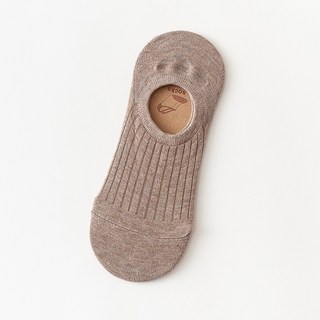 75%棉腳跟止滑隱形襪船襪 B111450 素色襪 平口襪 糖果色隱形襪