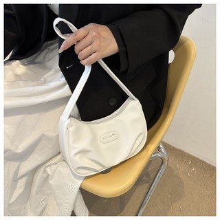 2024夏季流行款韓版時尚腋下包高顏值女士百搭單肩包小衆手提女包, 焦糖棕,【源頭工廠】收藏+關注享優先發貨