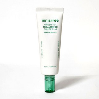 이니스프리 그린티 히알루론산 수분 선세럼 SPF50+ PA++++, 50ml, 2개