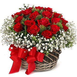 99플라워 (당일수령) 장미와 안개의 만남 [ST-A1596] - 전국꽃배달서비스 꽃바구니 당일배송 생화 꽃선물 생신 생일 축하 기념일 장미, 1개