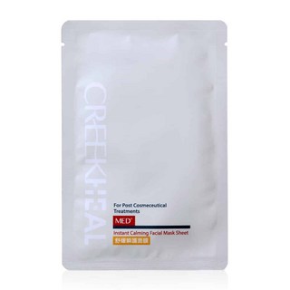 CREEKHEAL 珂芮爾 舒緩瞬護面膜 敏感肌/全膚質適用 積雪草 白藜蘆醇, 1個, 單片
