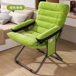 客廳輕奢搖椅躺椅 大人陽臺家用休閑可躺可睡懶人沙發搖搖椅 單人絨布摺疊布沙發, 1個