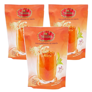 ChaTraMue 手標牌 三合一泰式奶茶隨身包, 20g, 5包, 3袋