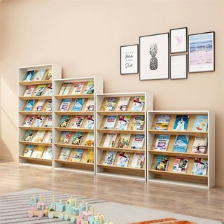 전면 진열 책장 도서관 표지 진열대 전시용 책꽂이, 1단, 맞춤 사이즈 고객 서비스 문의