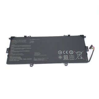 ASUS 華碩 C31N1724 電池 UX331 UX331U UX331UAL UX331UA UX331FN 筆記型電腦電池, 1個, 加購變壓器(非電池+變壓器)