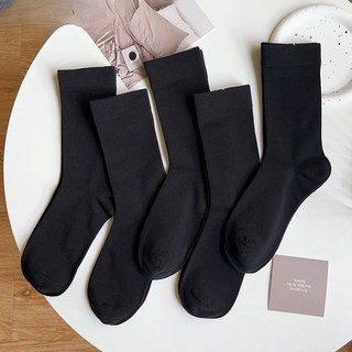 百搭堆堆襪 女生中筒襪 韓國少女襪 素色月子襪 防臭襪