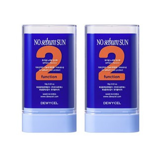 듀이셀 기름종이 노세범 선스틱 1+1 기획세트, 2개, 18g