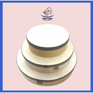 瀚悅樂器 木框手鼓 原木兩用鼓 - 6吋 8吋 10吋 奧福兒童樂器, 1個, 八吋