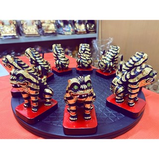 京綸 3寸6 金虎爺 生風 虎爺公 虎爺將軍 虎爺神像 招財虎 鎮宅, 無披風,3寸6