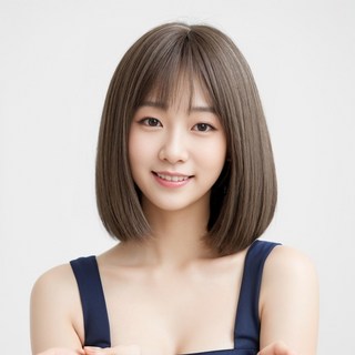 【台灣熱銷Top1】秒變妙齡氣質女孩！網紅韓式bobo頭內扣短直髮無痕自然減齡短髮波波頭整頂假髮套 假髮女 短直髮 透氣, 淺棕色, 1個