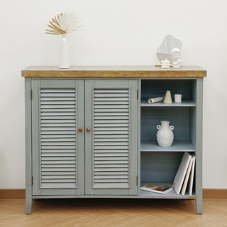 바네스데코 거실 주방 북유럽 인테리어 6015 루바 수납장, 마지올리니 민트그레이