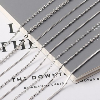 실버 925 자체 국내생산 은목걸이 은체인 볼 소세지 뱀줄 목걸이