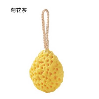嬰兒沐浴球 柔軟沐浴棉 洗澡海綿 寶寶洗澡擦 多功能洗臉巾, 1個, 菊花茶