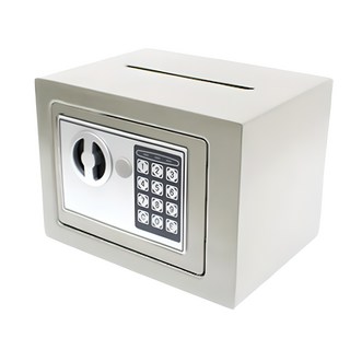 MONGDOL 디지털 지폐투입구 안전 금고 17D, 화이트