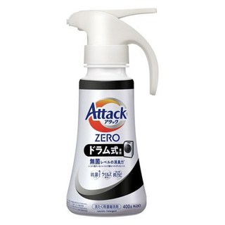 Attack Zero滾筒洗衣機專用單手瓶濃縮洗衣精, 1瓶, 400g